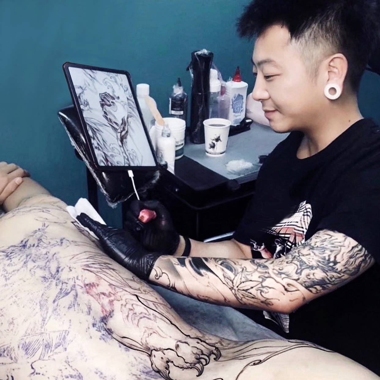 繁花·TATTOO ·飞虎